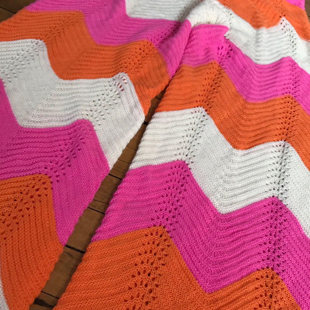 Colorful Chevron Knit Track Pants - Picture 2 of 3